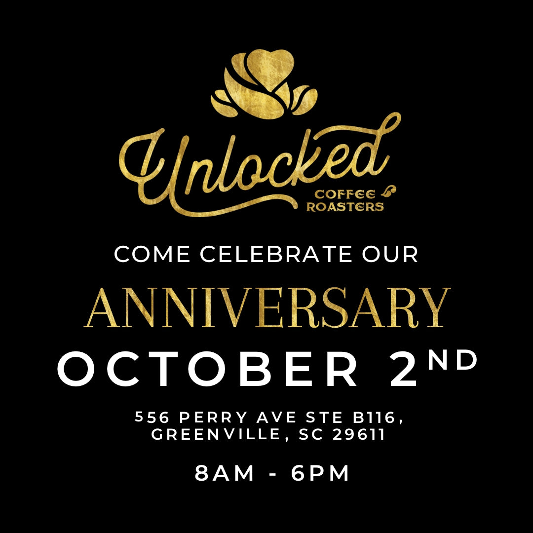 One Year Anniversary Unlocked Coffee Roasters- Invited Artists