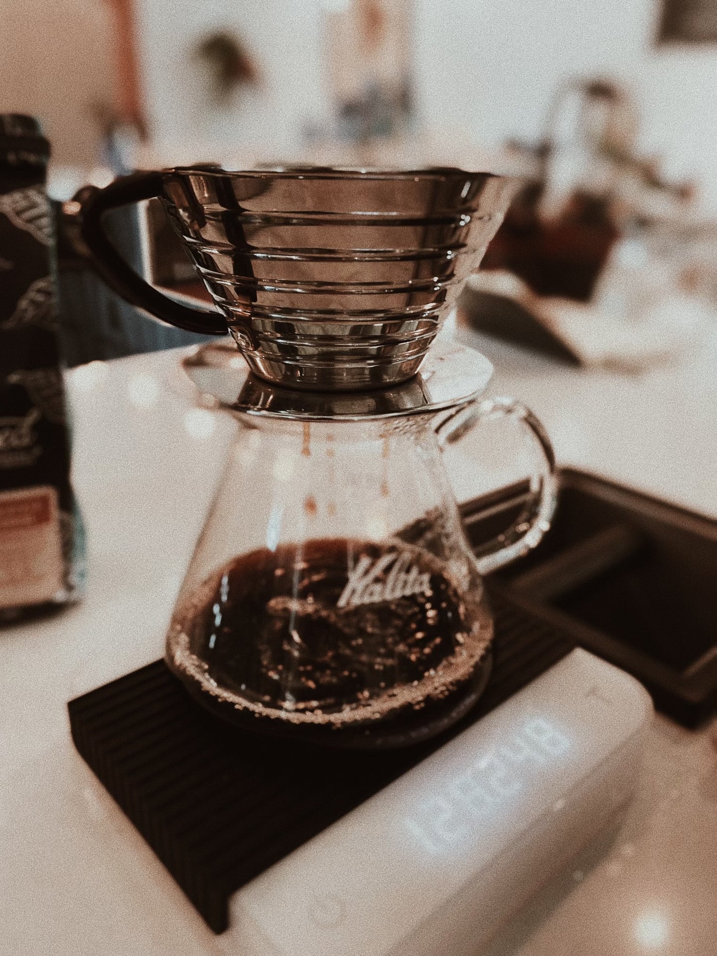 Pour over at Unlocked Coffee